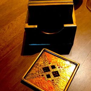 COASTER SET VINTAGE FINAL SALE ITEM